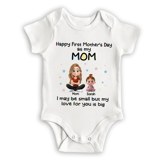 Our First Mother Day - Personalized Custom Baby Onesie