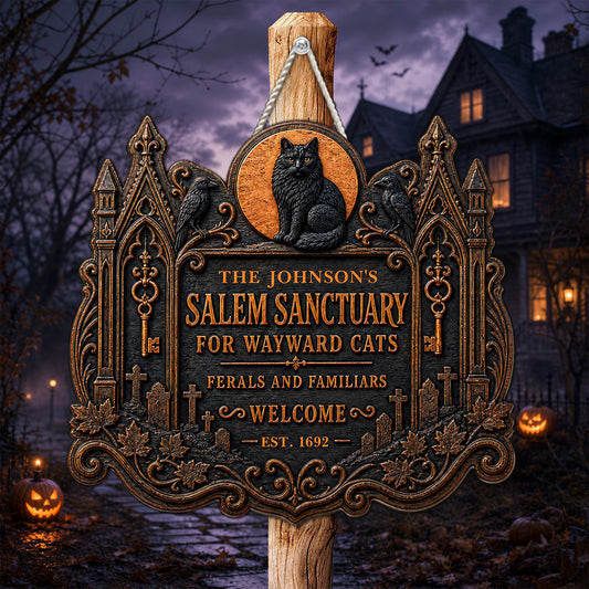 Welcome To Salem - Personalized Wood Sign