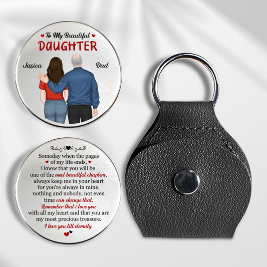 To My Beautiful Daughter - Personalized Custom Pocket Hug