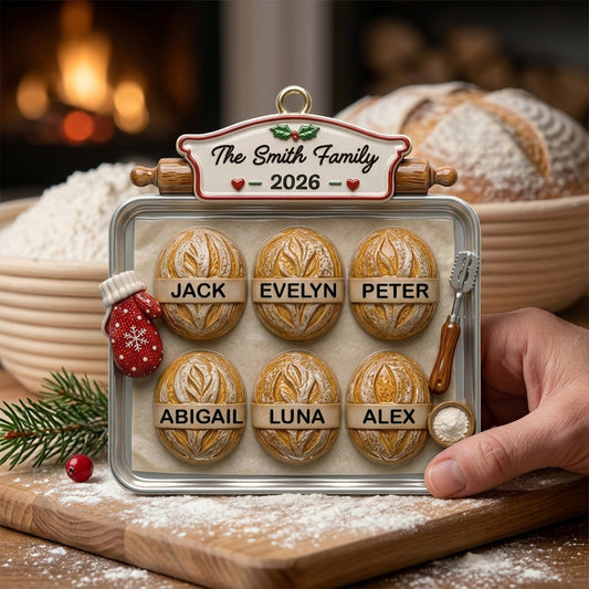Bake Some Joy This Christmas - Personalized 3D White Acrylic Ornament