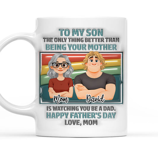 For My One And Only - Personalized Custom 3D Inflated Effect Mug 