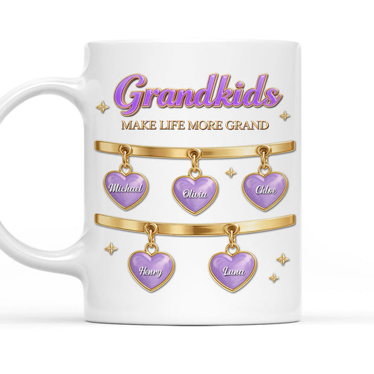 Nana Hearts - Personalized Custom 3D Inflated Effect Mug