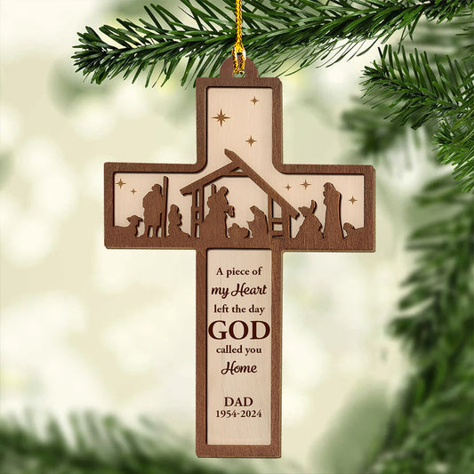 God Called You Home - Personalized Custom Wood Ornament