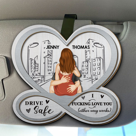 I Love You So Much - Personalized Custom Car Visor Clip