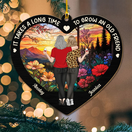 It Takes A Long Time - Personalized Custom Wood Ornament