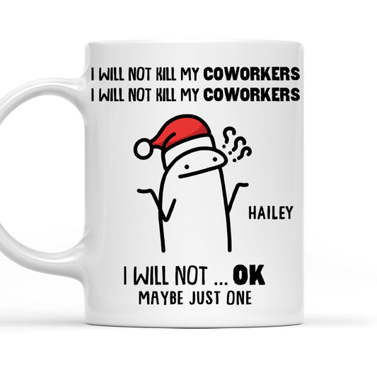 Not Today Human Interaction - Personalized Coffee Mug