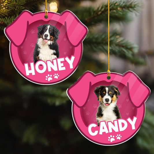 Furry Joy Photo - Personalized Custom Acrylic Ornament