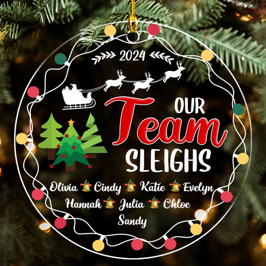 Our Team - Personalized Custom Acrylic Ornament