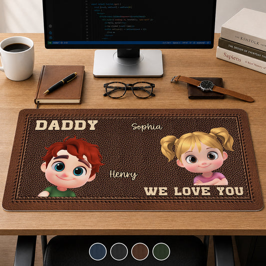 Life Is Better With Kids - Personalized Custom Desk Mat