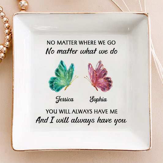 Bestie Forever On Our Ways - Personalized Custom Jewelry Dish