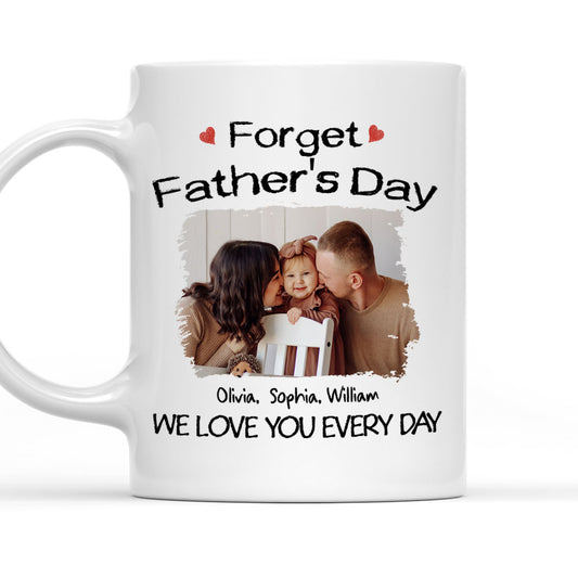 Family Love You Every Day Photo - Personalized Custom Coffee Mug