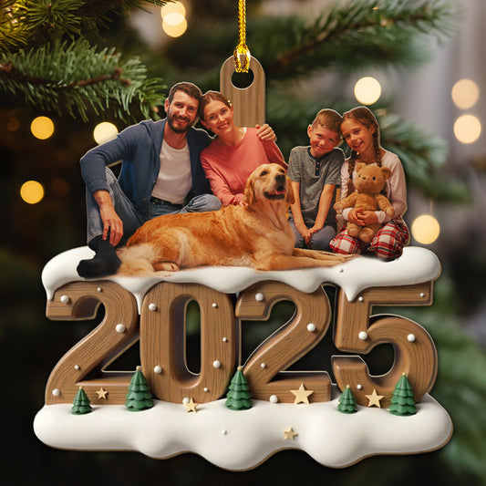 From This Year Onwards Photo - Personalized Custom 3D Effect Wood Ornament