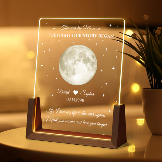 The Moon - Personalized Custom Night Light