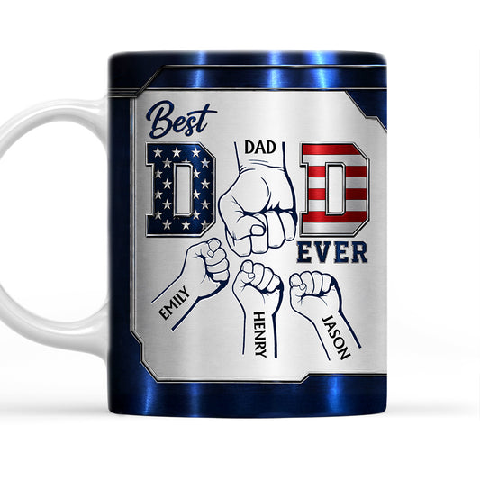 The Best Daddy - Personalized Custom 3D Inflated Effect Mug