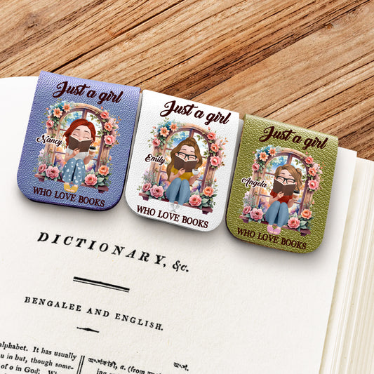 I Am That Girl - Personalized Custom Leather Bookmark