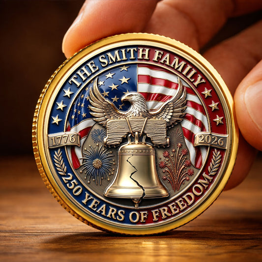 A Legacy Of Freedom - Personalized Custom Commemorative Keepsake Coin
