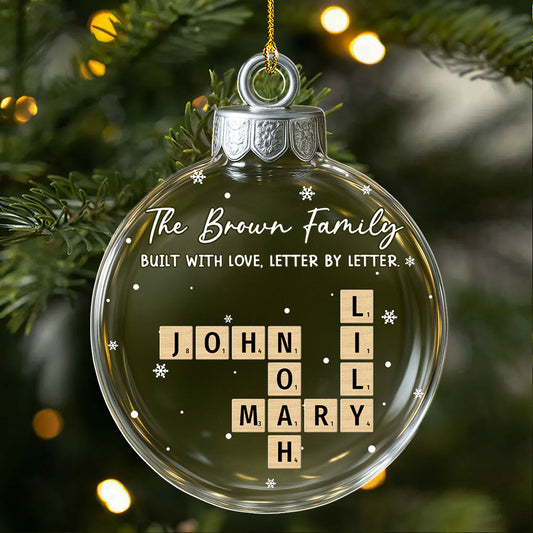 Growing Together One Sweet Memory - Personalized Custom Acrylic Ornament