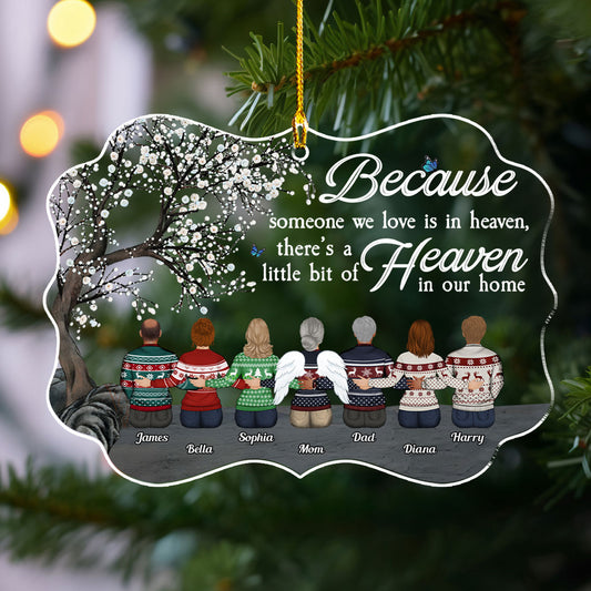 Always Beside You - Personalized Custom Acrylic Ornament