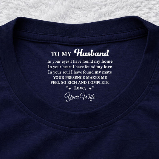 In Your Eyes - Personalized Custom Inside Neck Print T-Shirt