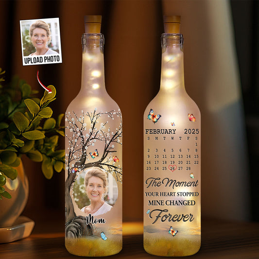 Mine Changed Forever - Personalized Custom Bottle Lamp