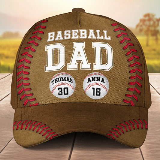 Baseball Dad - Personalized Classic Cap