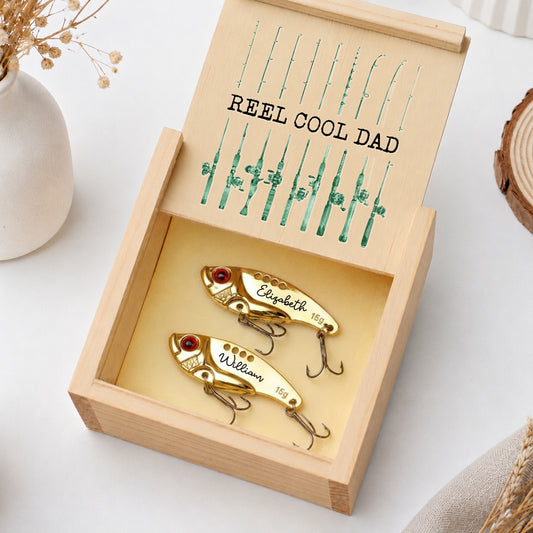 Reel Cool Dad Grandpa - Personalized Custom Fishing Lure