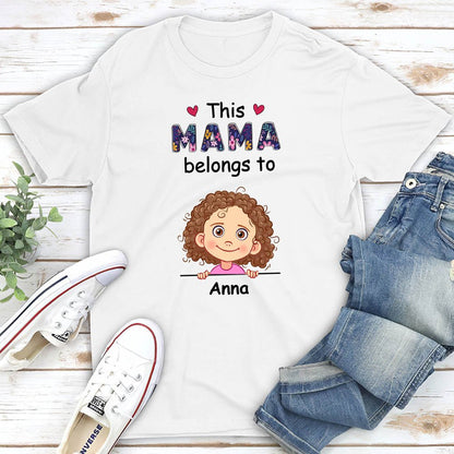 Grandma Belongs To - Personalized Custom Unisex T-shirt - Blithe Hub