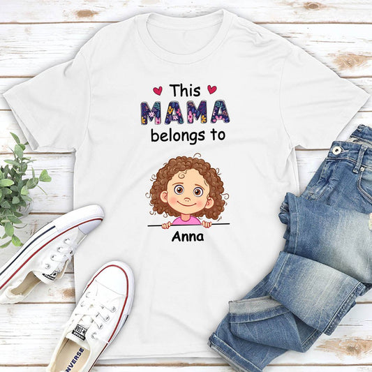 Grandma Belongs To - Personalized Custom Unisex T-shirt - Blithe Hub