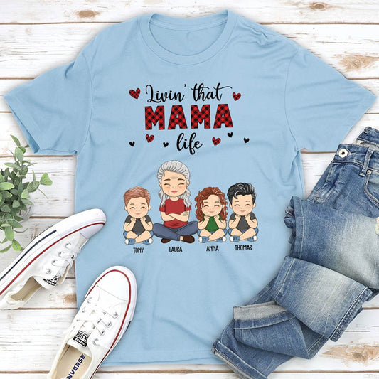 Grandma Life - Personalized Custom Unisex T-shirt - Blithe Hub