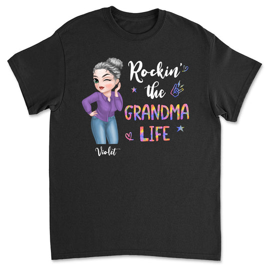 Grandma Life - Personalized Custom Unisex T-shirt - Blithe Hub
