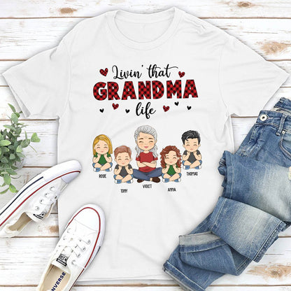Grandma Life - Personalized Custom Unisex T-shirt - Blithe Hub
