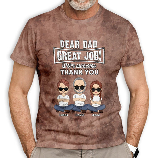 Great Job Thank You - Personalized Custom All-over-print T-shirt - Blithe Hub