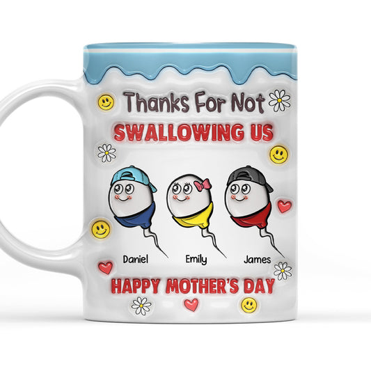 The Reason You Are a Mom - Personalized Custom 3D Inflated Effect Mug