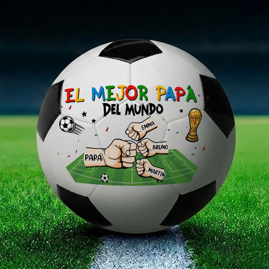 El Mejor Papá - Balón De Fútbol Personalizado