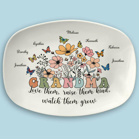 Love Them, Raise Them Kind - Personalized Custom Platter