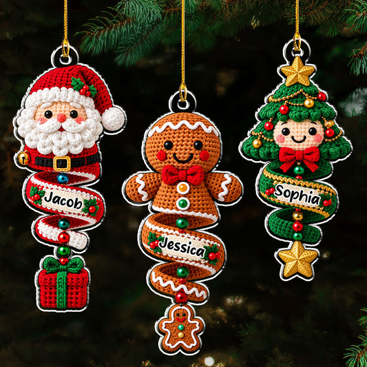 Merry Little Miracle - Personalized Acrylic Ornament