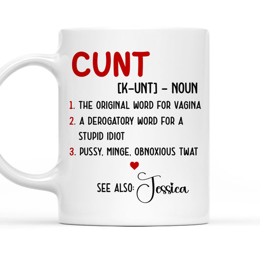Definition Of An Idiot - Personalized Coffee Mug