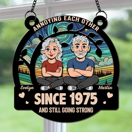 With You Forever - Personalized Custom Suncatcher