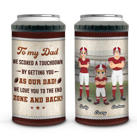 Dad My Best Win Is You - Personalized Custom Can Cooler Tumbler