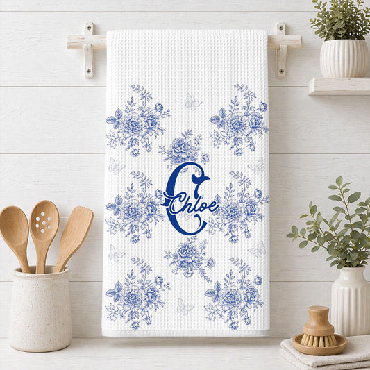 Beautiful Alphabet - Personalized Custom Kitchen Towel