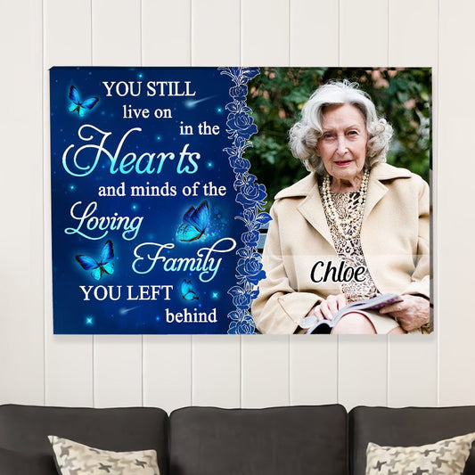 Hearts And Minds - Personalized Custom Photo Canvas - Blithe Hub