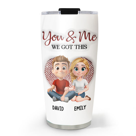 Annoying Each Other For Many Years - Personalized Custom 3D Inflated Effect Tumbler