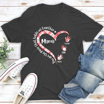 Hold Us Together - Personalized Custom Unisex T-shirt - Blithe Hub