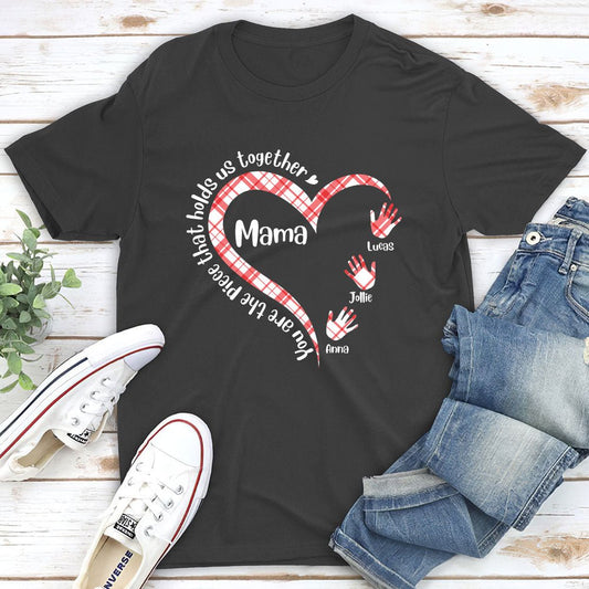Hold Us Together - Personalized Custom Unisex T-shirt - Blithe Hub