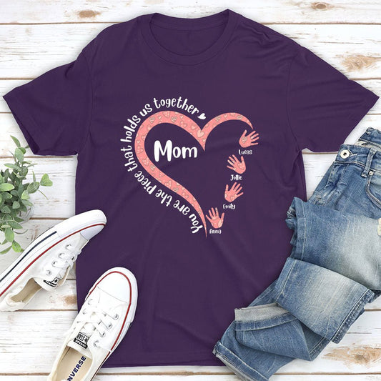 Hold Us Together - Personalized Custom Unisex T-shirt - Blithe Hub