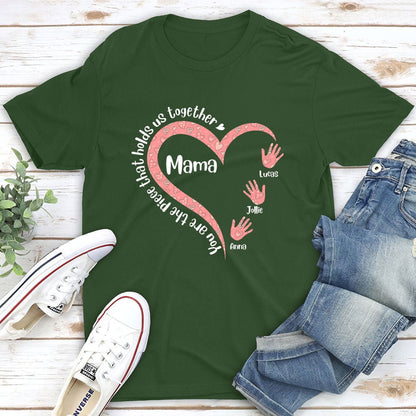 Hold Us Together - Personalized Custom Unisex T-shirt - Blithe Hub