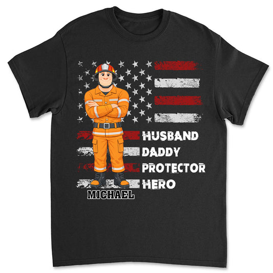 Hero At Work Home Too- Personalized Custom Shirt