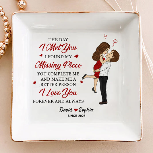 My Missing Piece - Personalized Custom Jewelry Dish