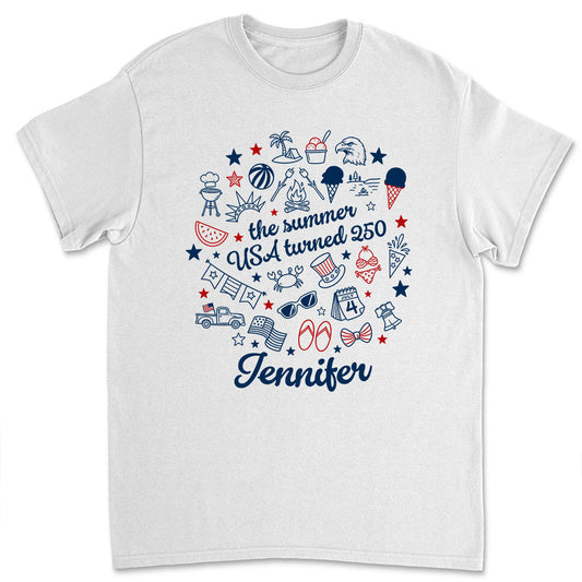 Stars Stripes And Summer - Personalized Custom Shirt