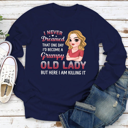 I Never Dreamed - Personalized Custom Long Sleeve T-shirt - Blithe Hub